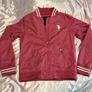 U.S. Polo Assn. - Pink Windbreaker Jacket - Size M
